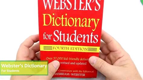 Websters Dictionary For Students Review By Uischoolsupply Youtube