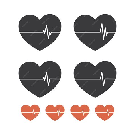 Premium Vector Heart Healthy Symbol Icon Isolated Vector Illustration