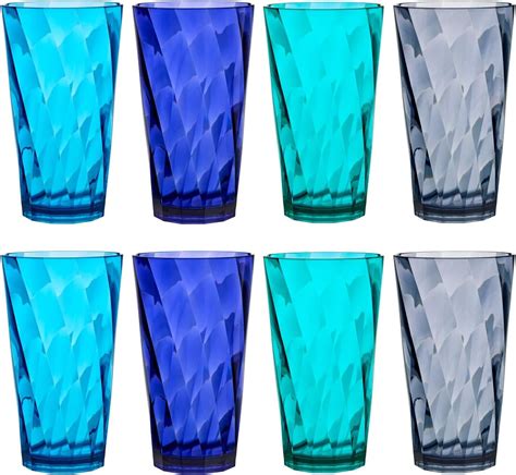 Kx Ware 32 Ounce Plastic Tumblerslarge Drinking Glasses