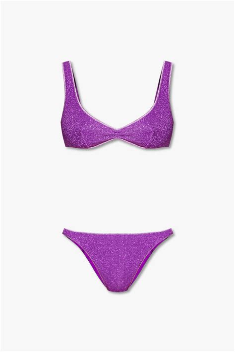 Purple Bikini With Lurex Finish Oseree Vitkac GB