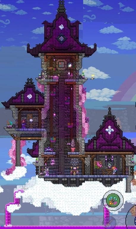 Tried to build a wizard tower! : r/Terraria