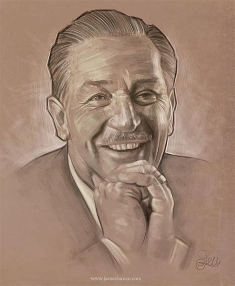 A Beautiful Drawing Of Mr Walt Disney By James Hance