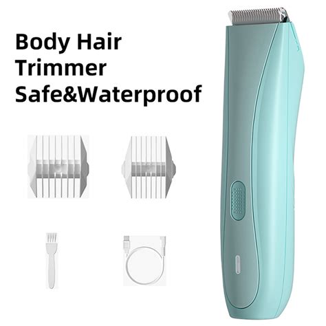 Waterproof Electric Classic Hair Clipper Rechargeable Body Hair Trimmer ...