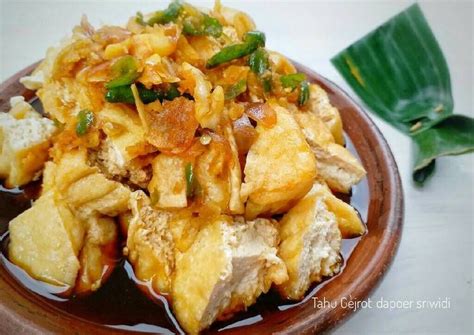 Resep Tahu gejrot oleh Dapoer sriwidi | Resep | Resep tahu, Resep makan ...