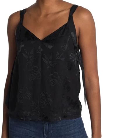 Rag And Bone Tops Rag Bone Colette Silk Blend Cami Black Poshmark