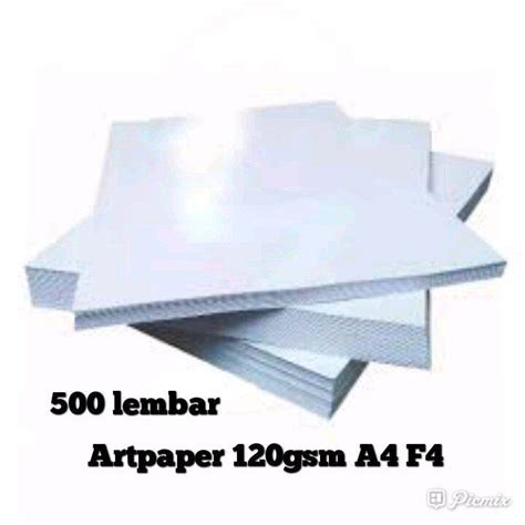 Kertas Artpaper 120gsm A4 F4 Isi 500 Lembar Lazada Indonesia