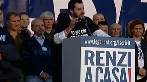 Salvini A Piazza Del Popolo La Legge Fornero La Cancelleremo Video