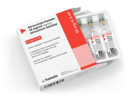 Hk Atracurium 10 Mg Ml 50 Mg In 5 Ml 2946 Hameln Pharma