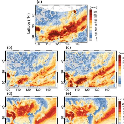 The Spatial Distributions Of Monthly Precipitation In April