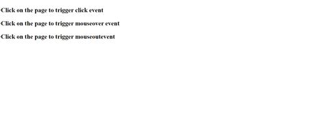 How To Trigger Events In Javascript Geeksforgeeks