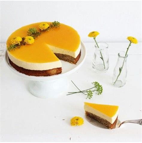 Passionsfrugt Mousse Kage Cake Desserts