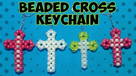 Beaded Cross Keychain Diy How To Make Beaded Crosswell Explained