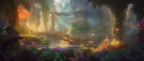 BeautifulOtherworldlyGardenWithGlowingFlowersand 3 by Fiulo on DeviantArt