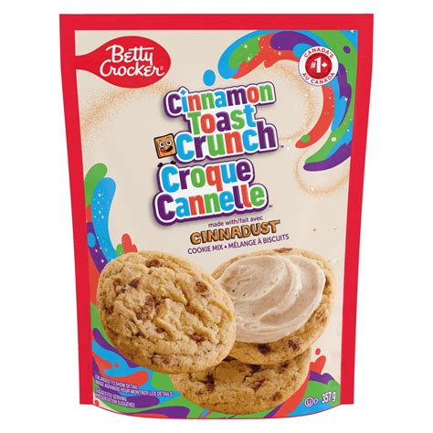 Betty Crocker Cinnamon Toast Crunch Cookie Mix 357g 12 5 Oz Bag {imported From Canada