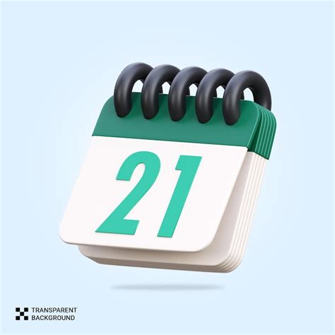 Premium Psd Psd D Render Calendar Icon