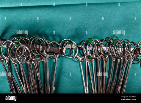 Surgical instruments in the operating room Stock Photo - Alamy