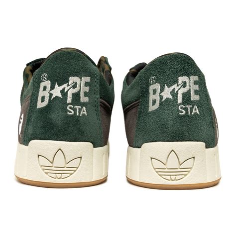 Adidas X Bape Men Nrtn Shadow Green Ftwr White Core Black