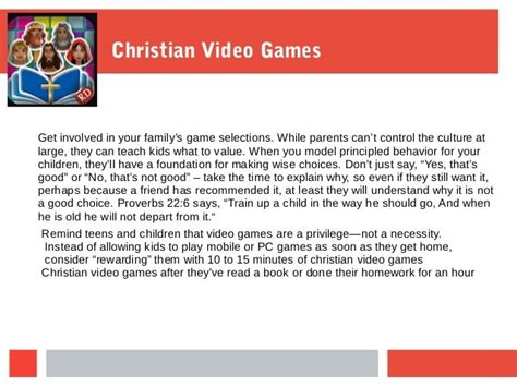 Christian Video Games