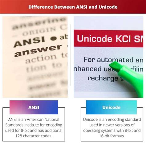 ANSI Vs Unicode Perbedaan Dan Perbandingan