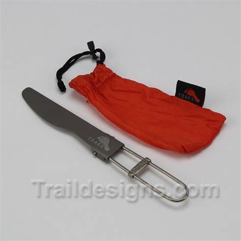 Folding Titanium Knife – Trail Designs