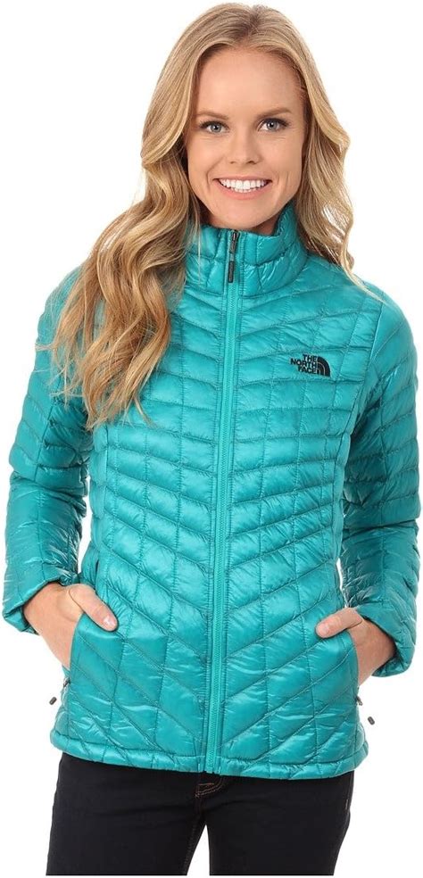 The North Face Thermoball Full Zip Jacket Womens Kokomo Green Small Clothing