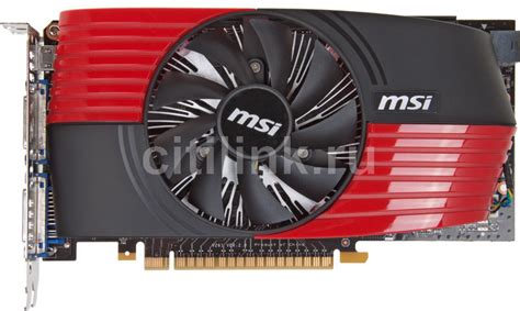 Видеокарта MSI NVIDIA GeForce GTX 550Ti 1ГБ GDDR5 OC Ret n550gtx ti