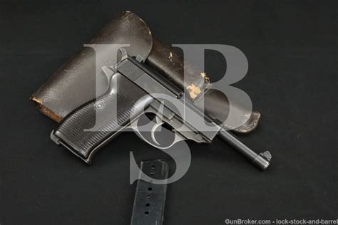 Wwii German Walther P38 P38 P 38 Ac 43 Ac43 9mm Semi Auto Pistol 1943