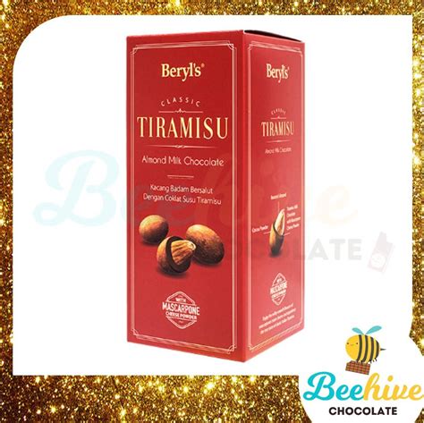 Beryl S Tiramisu Almond Milk Chocolate 200g