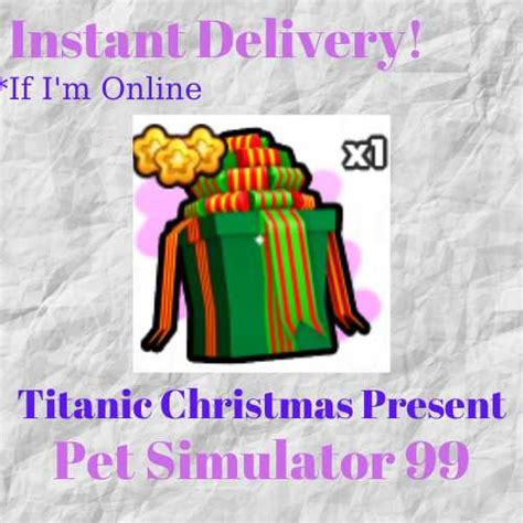 Titanic Christmas Present Pet Simulator 99 Ps99