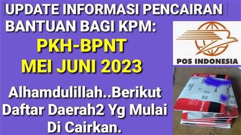 Info Pencairan Bantuan Bagi Kpm Pkh Bpnt Kategori Ini Mulai Cair Hari