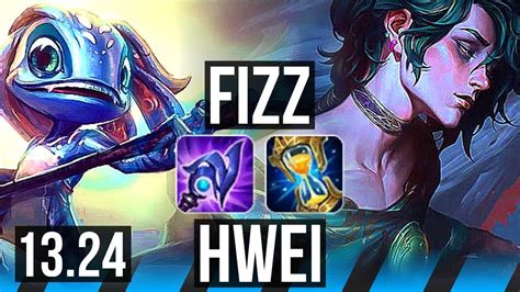 Fizz Vs Hwei Mid 6 Solo Kills 1 5m Mastery Dominating Br Master