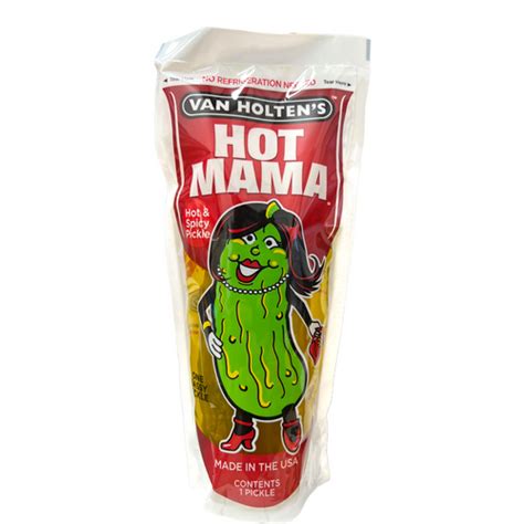 Van Holtens King Size Hot Mama Pickle 12ct Jdm Distributors Ltd