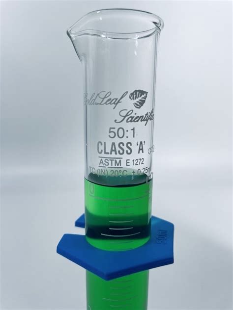 50ml Graduated Cylinders Glass Measuring Cylinders Goldleaf 50ml Graduated Cylinders From