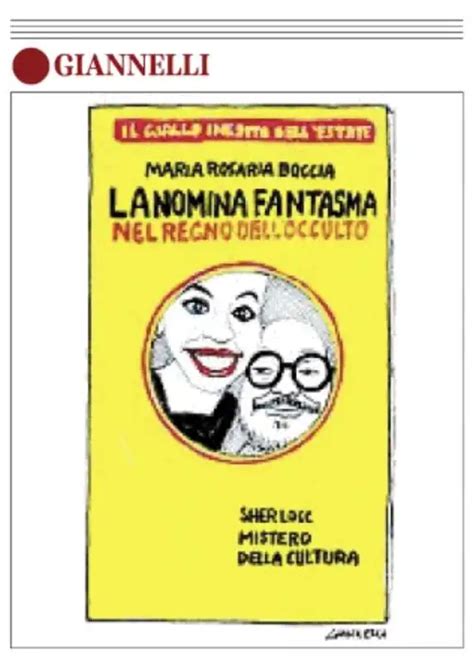 La Nomina Fantasma Vignetta By Giannelli Sul Caso Boccia Sangiuliano