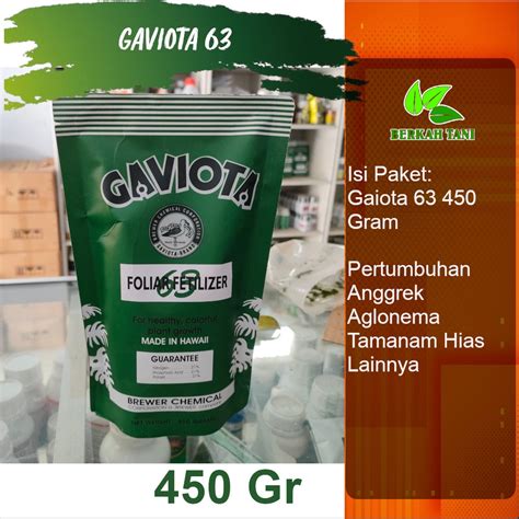 Jual Pupuk Gaviota Gram Pupuk Anggrek Pupuk Daun Tanaman Hias