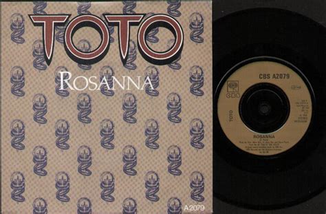 Toto Rosanna Records, Vinyl and CDs - Hard to Find and Out-of-Print