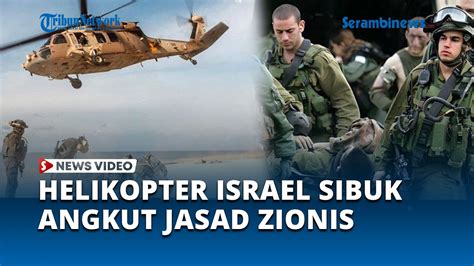 Diserang Hamas Helikopter Israel Mondar Mandir Bawa Tentara Zionis