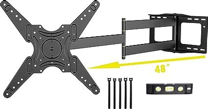 WHYFONE Long Reach TV Wall Bracket With 1219mm Articulating Arms 90