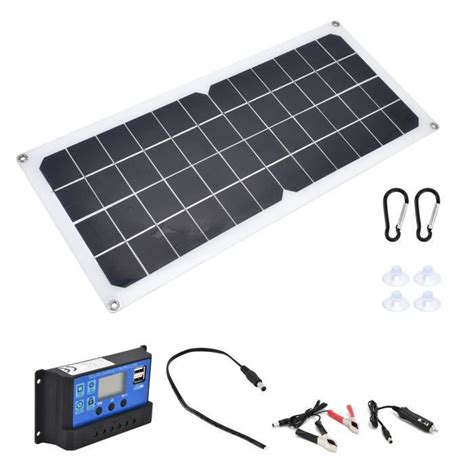 TMISHION Carte De Charge Solaire Kit De Chargeur De Panneau Solaire 10W