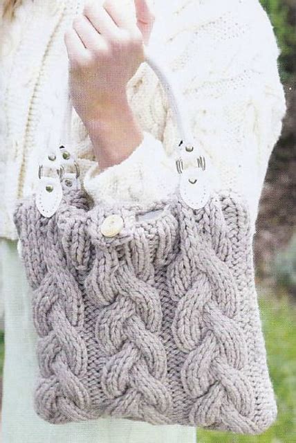 Ravelry Chunky Cable Bag Pattern By Sian Brown Knitwear Design