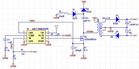 Flyback Switch Mode Power Supply Circuit Daycounter