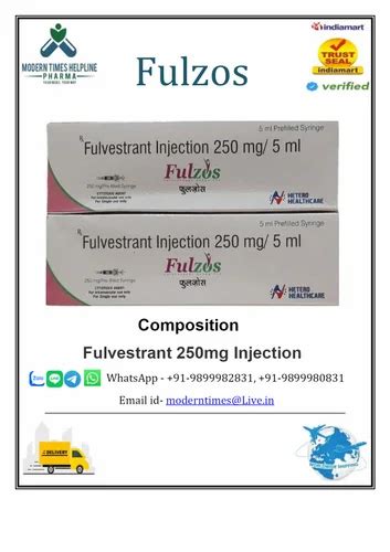 Fulzos Injection Mg At Best Price In New Delhi By Modern Times