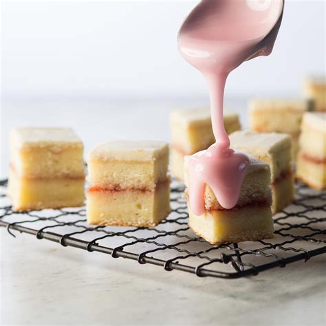 Glazing Petit Fours Is The Trickiest Part Of The Process The Glaze