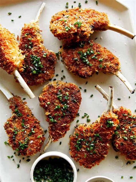 Panko Crusted Lamb Chops Recipe Spoon Fork Bacon