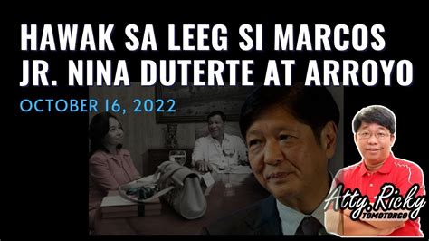 HAWAK SA LEEG SI MARCOS JR NINA DUTERTE AT GMA YouTube