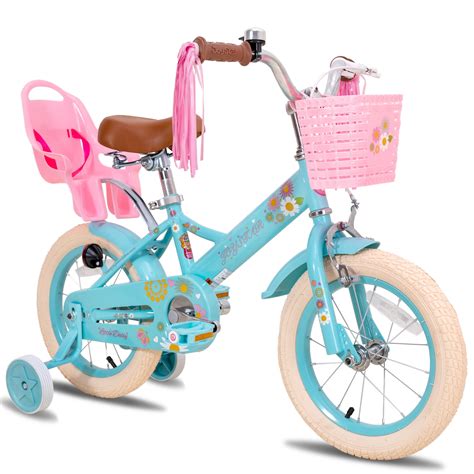 JOYSTAR Little Daisy 14 Inch Kids Bike for 3 4 5 Years Girls with ...