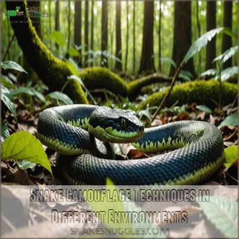 Snake Camouflage Techniques: Nature's Hidden Masters Unveiled