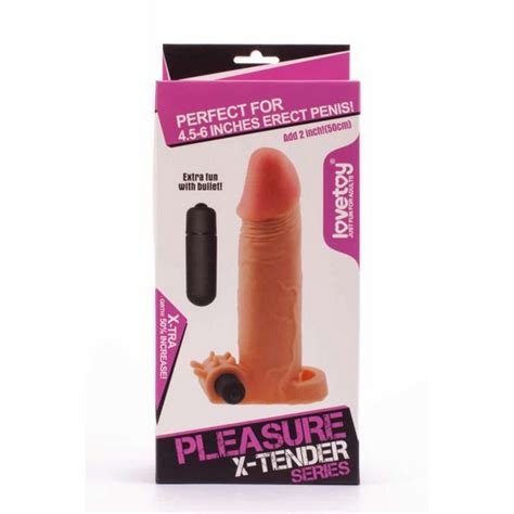 Pleasure X Tender Vibrating Penis Extender Sleeve 2 Sex Shop Fortuna