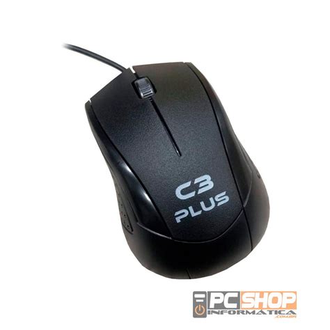 Mouse USB Óptico Fio C3Tech 1000DPI PCSHOP Informática