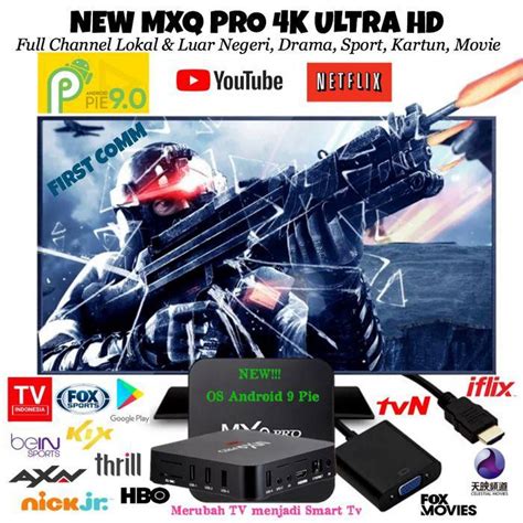 Jual Android Tv Box New Mxq Pro K Ultra Hd Original Smart Tv Box Murah